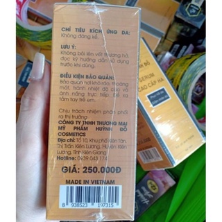 SERUM CAO CẤP HA HUỲNH ĐỖ