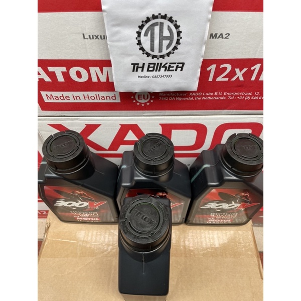 Motul 300V 10w40 nhớt tổng hợp Ester nhập khẩu Pháp 3 lớp