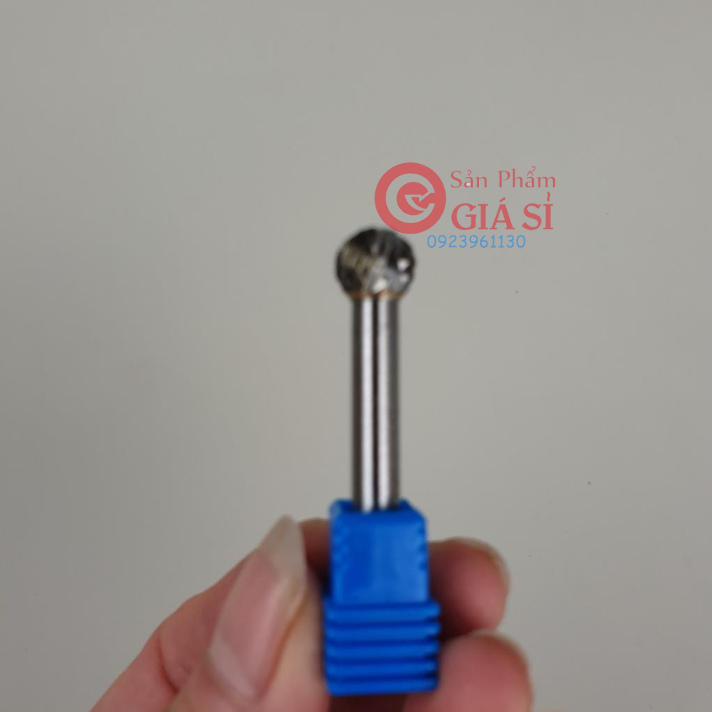 mũi khắc phay gỗ đầu tron chân 6ly bằng hợp kim ❤️freeship❤️