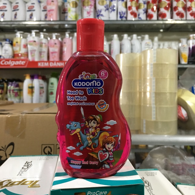 Dầu tắm gội trẻ em Komodo Head to Toe Wash 200ml