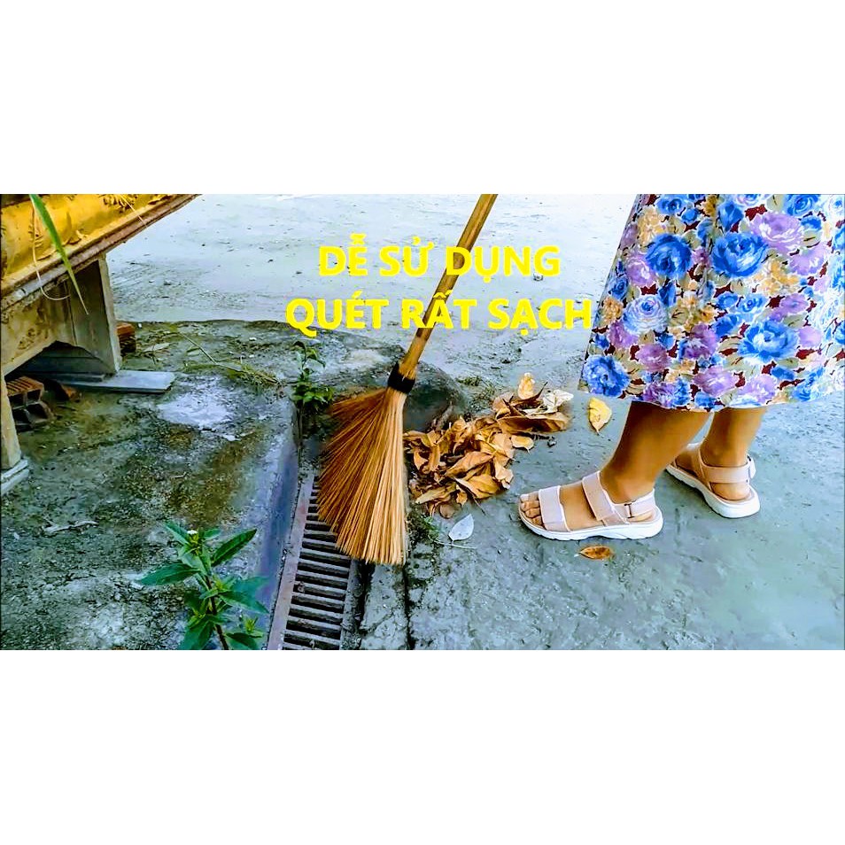 Chổi Quét Sân Vườn, Nhà hàng, Khu Công Nghiệp - Cán dài