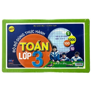 Bộ đồ dùng  học Toán lớp 3 nhật hoa minh