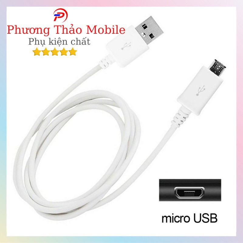 Dây Cáp Sạc Nhanh  Chân micro Tương Thích Nhiều Loại Máy Dành Cho Điện Thoại Sam Sung ,Ôppo ,Xiaomi, Dài 1m2