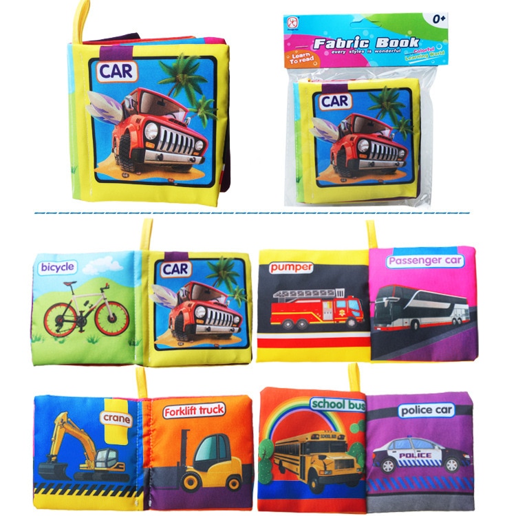 Sách Vải Mềm Tiếng Anh Chủ Đề Động Vật Phát Triển Trí Thông Minh Cho Bé