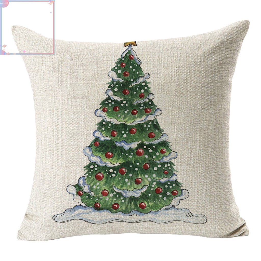 Vỏ gối họa tiết giáng sinh dễ thương bắt mắt sành điệu
