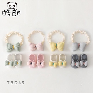 Set băng đô tất TBD43 cho bé gái 0-2 tuổi
