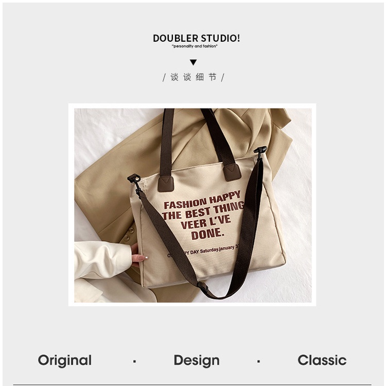 Túi Xách Vải Cỡ Lớn Thời Trang Dành Cho Nữ