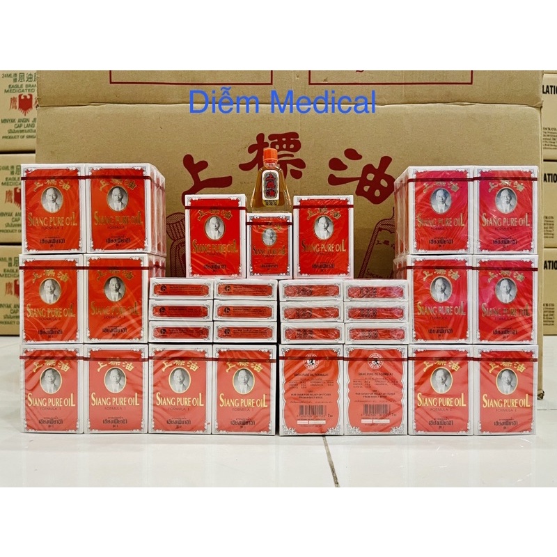 Dầu Thái Đỏ 7ml, Dầu Ông Già Nhập Khẩu VN Chuẩn Thái Xịn