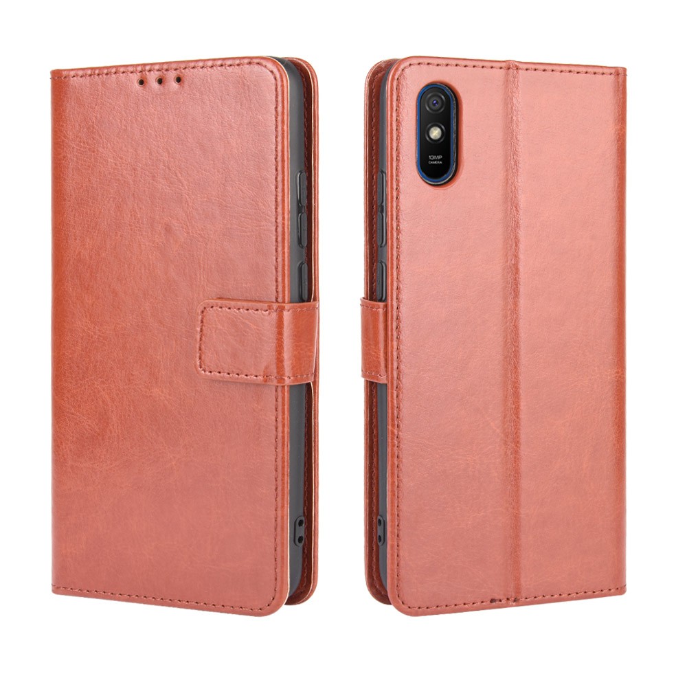 Ốp Bao Da Điện Thoại PU Nắp Gập Tích Hợp Ví Cho Xiaomi Redmi 9A Redmi 9A