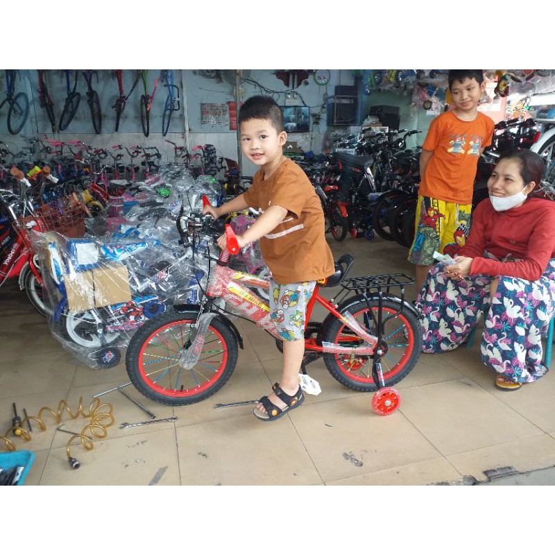 Xe đạp trẻ em 16in bé trai GHbike Nhập Khẩu