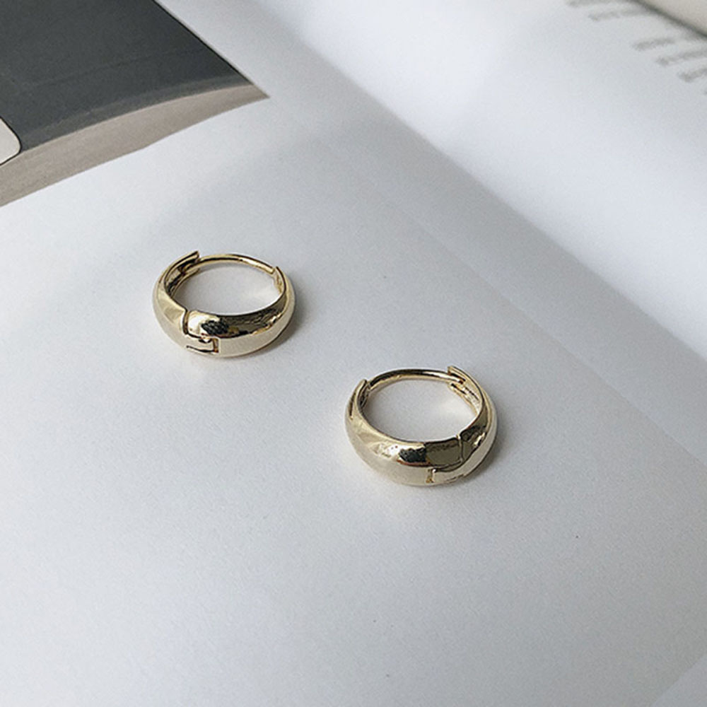 Hoa tai dáng dài thiết kế hình học đơn giản thời trang cho nữ