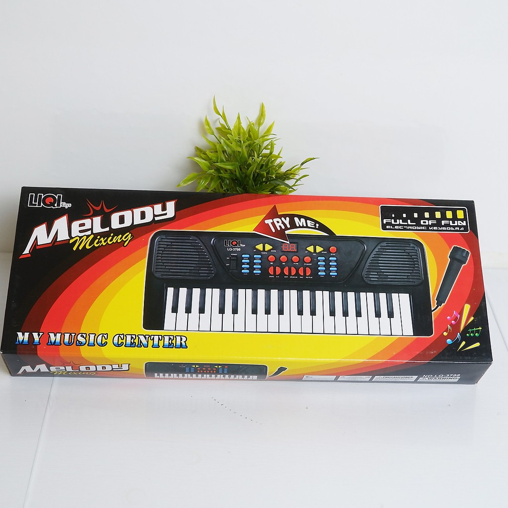 Đàn piano điện tử 37 Phím Kèm Mic Cho Bé