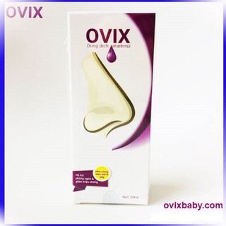 Dung dịch vệ sinh mũi người lớn Ovix 20ml