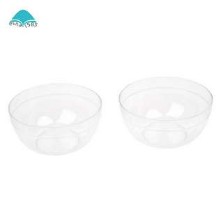 [Hàng mới về] 2 Bát nhựa trong suốt đựng mặt nạ 9cm x 4.5cm làm thủ công