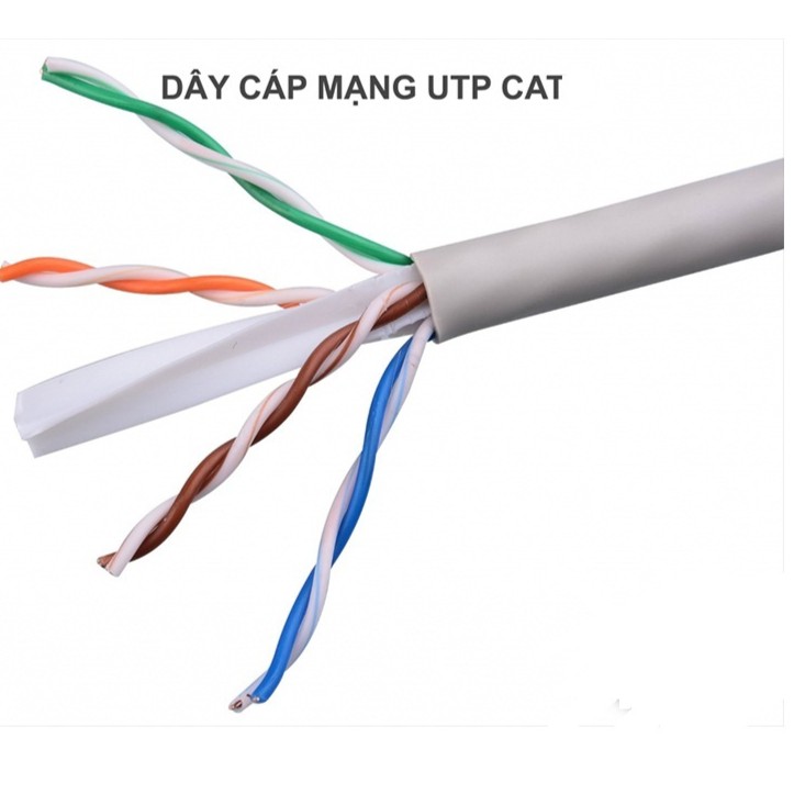 Dây Cáp mạng internet/ Mạng LAN K&amp;H 2 đầu bấm sẵn 20M loại tốt