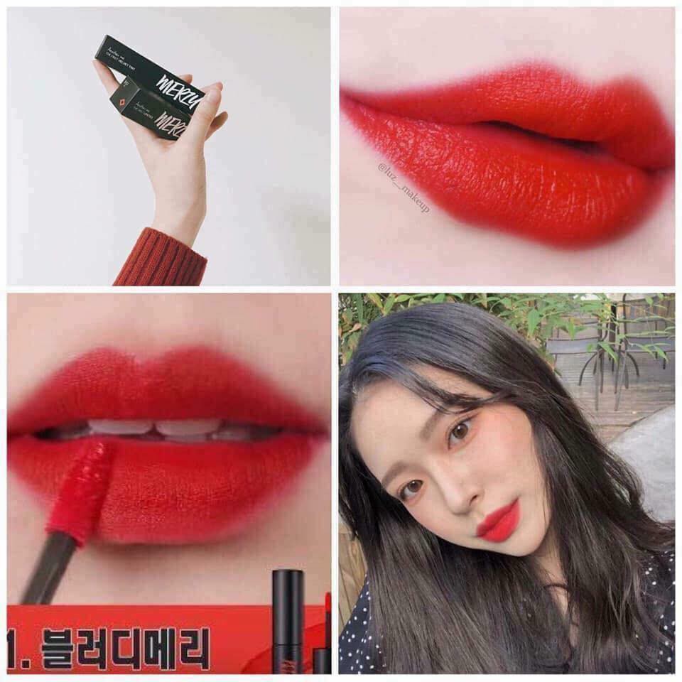 Son kem lì Merzy Another Me The First Velvet Tint - mỹ phẩm MINH HÀ cosmetics | Thế Giới Skin Care
