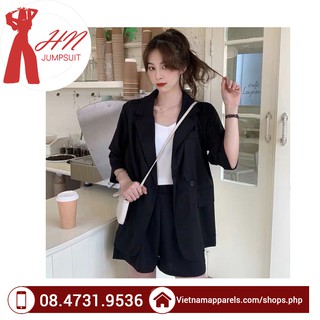 Set áo vest đũi quần đùi cực chất