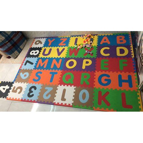 THẢM XỐP CHO BÉ- KHÔNG MÙI-26 miếng chữ cái tiếng anh (1,2mx1,8m) SMILE PUZZLE- TIÊU CHUÂN CHÂU ÂU