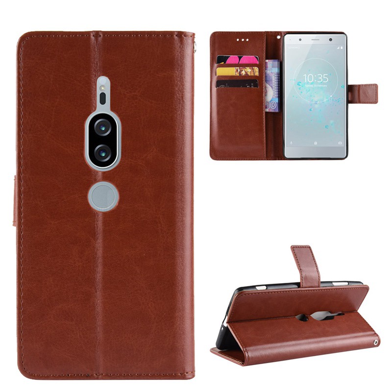 Bao da điện thoại thời trang cao cấp cho Sony Xperia XZ2 Premium