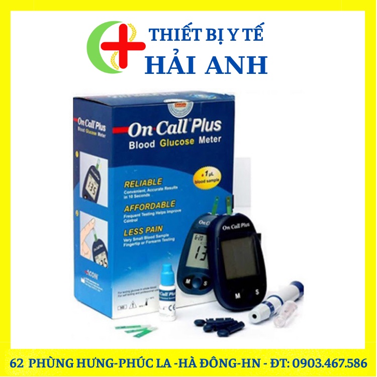 [HÀNG SẴN] Máy Đo Đường Huyết Acon On-Call Plus