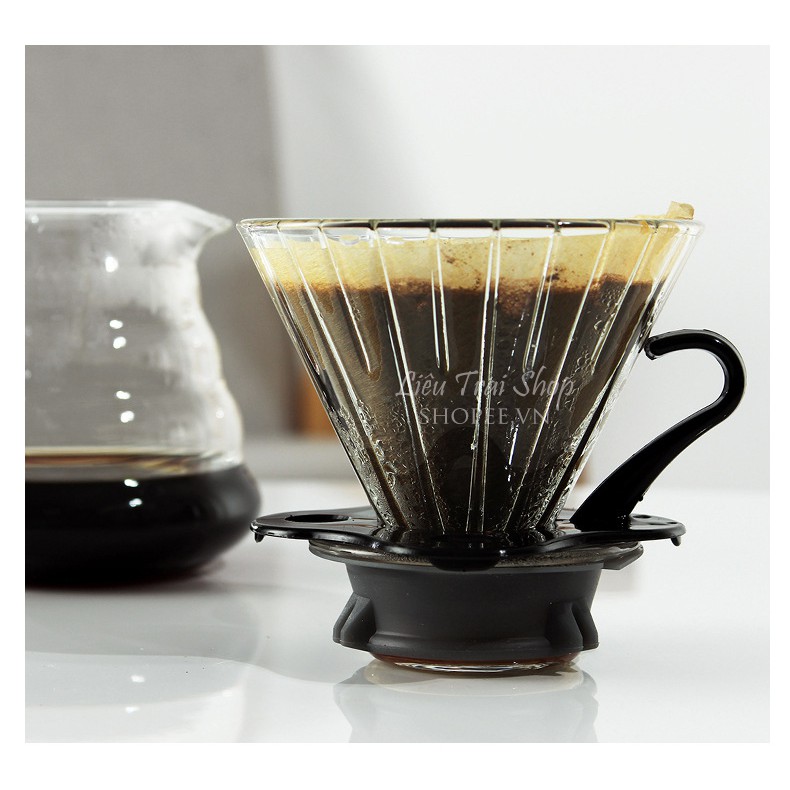 Giấy lọc cà phê cafe Pour over V60 drip nâu hộp 100 chiếc