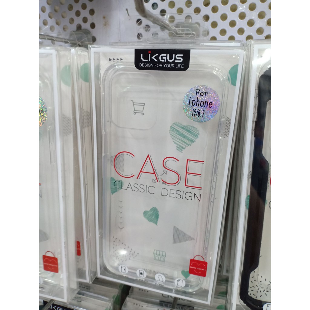 Ốp lưng Likgus Trong suốt Iphone 12 5.4/ 12 6.1/ 12 6.7   Kèm ảnh thật