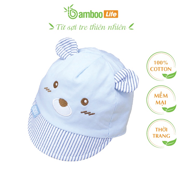 Mũ lưỡi trai Bamboo Life BL044 tai bèo siêu xinh, đáng yêu cho bé