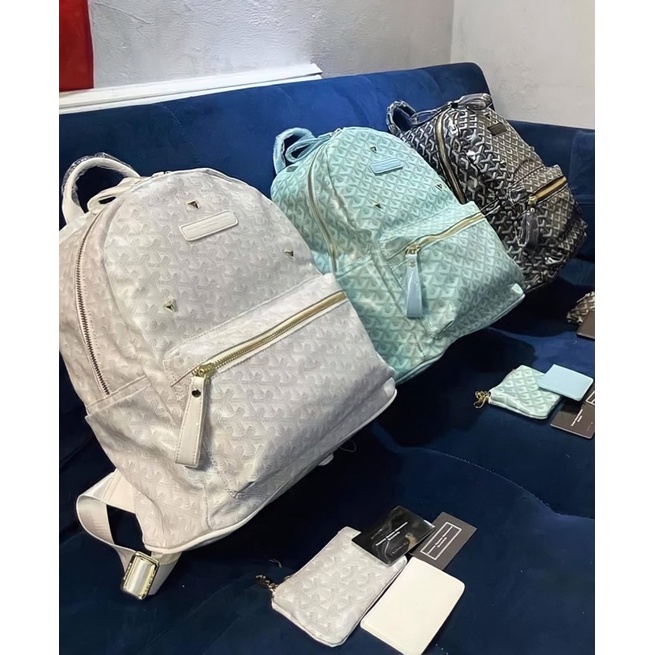 Balo Edmond Maison - Hàng Chính Hãng - Full phụ kiện- 3 màu: đen, xanh, trắng