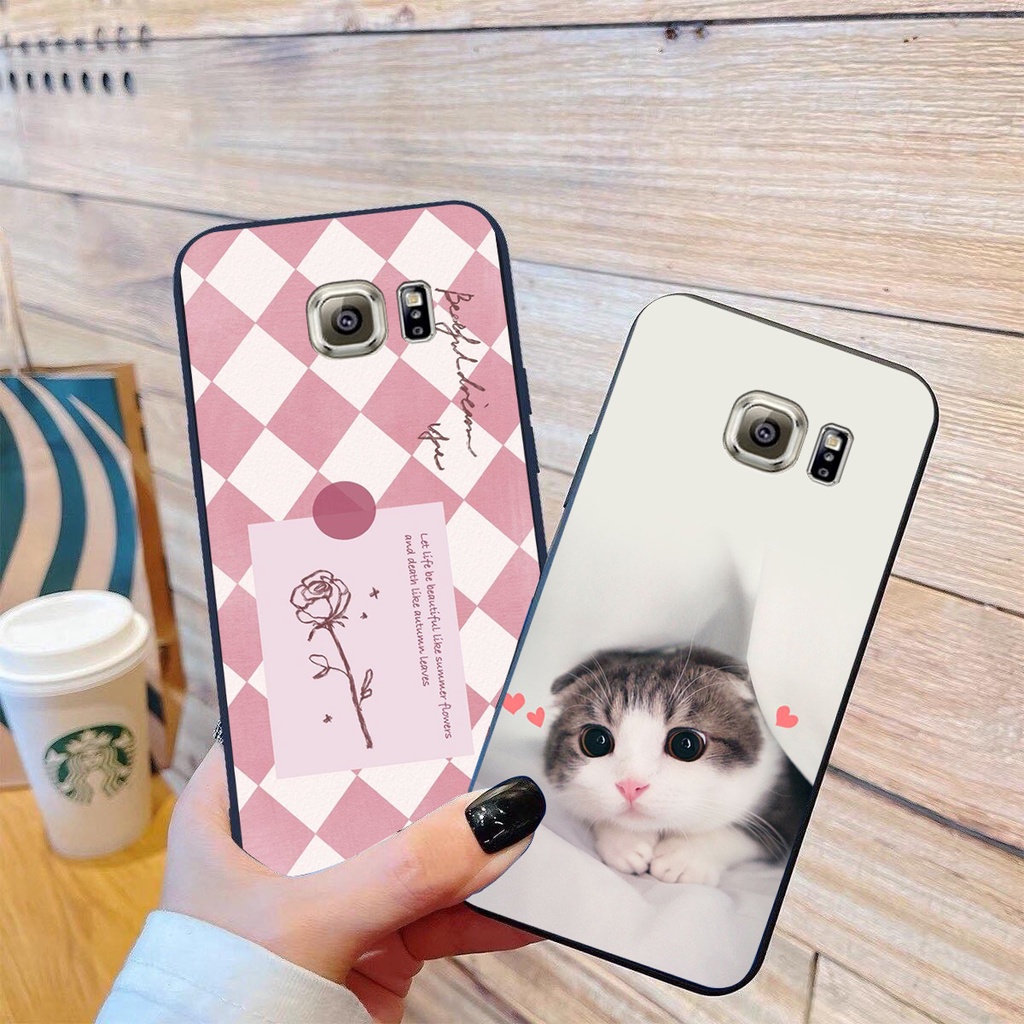 Ốp lưng Samsung Galaxy S6 / S6 EDGE in hình cao cấp mẫu kẻ caro,mikenbe@r siêu hot