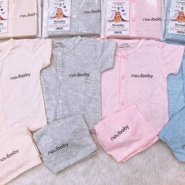 Combo 4 bộ noubaby vải quảng châu