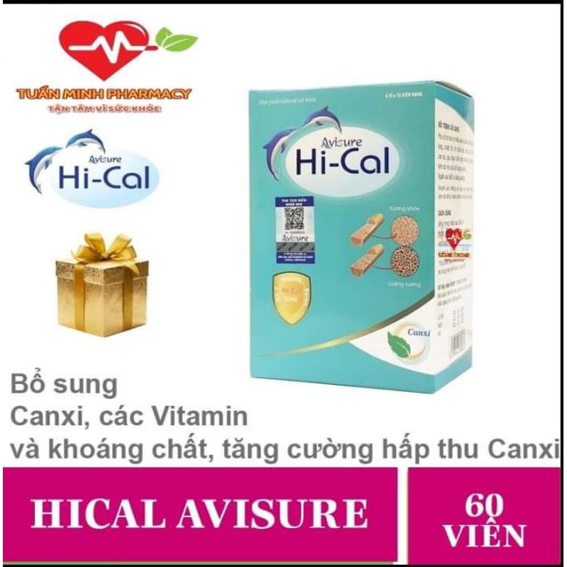 Canxi Hical Avisure - bổ sung canxi cho phụ nữ mang thai