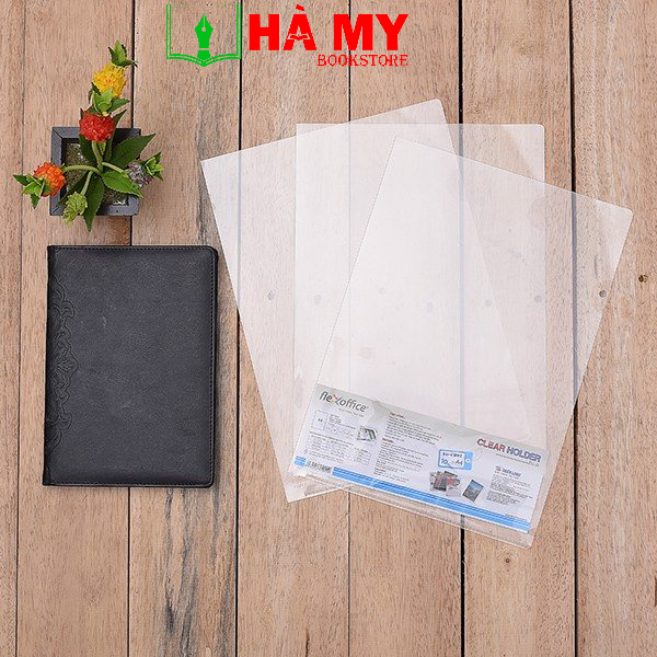 Xấp 10 cái bìa lá Thiên Long A4 và F4 Mã CH01/CH02 Hàng trong suốt - Chính hãng Thiên Long
