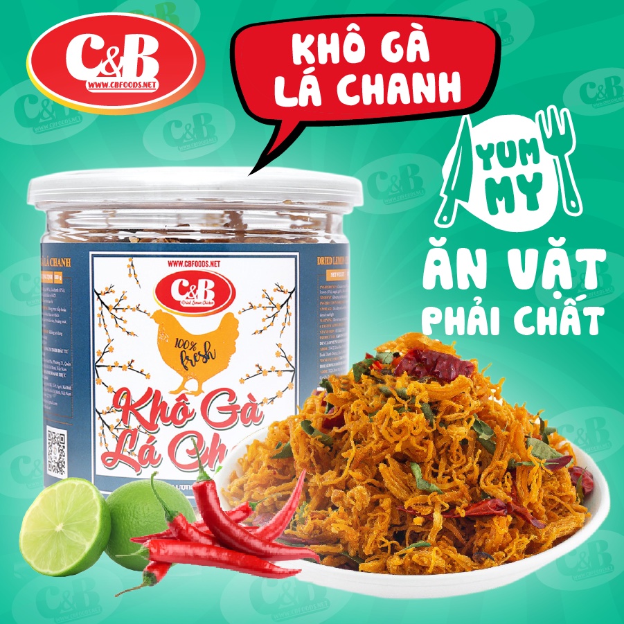 Khô Gà Lá Chanh C&B - Hộp 100G