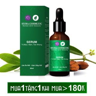 Serum giảm mụn thâm mụn ẩn XBeauty Hyma Acnes (30ML/10ML) giúp giảm nám, giảm sẹo rỗ tàn nhang