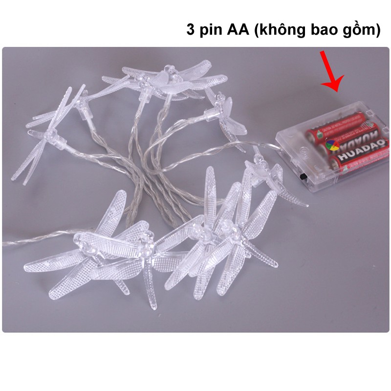 Đèn LED Trang Trí Hình Con Chuồn Chuồn Dễ Thương 3M Và 20 Đèn