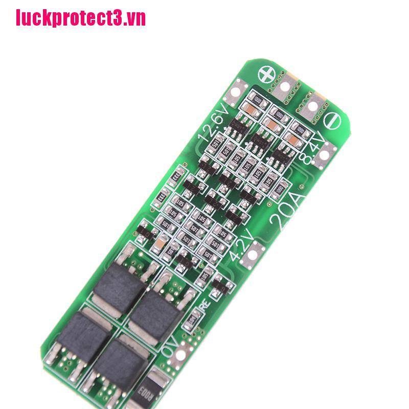 Bo Mạch Bảo Vệ Pin 12.6v 3s 20a 18650 Li-Ion Pcb Bms