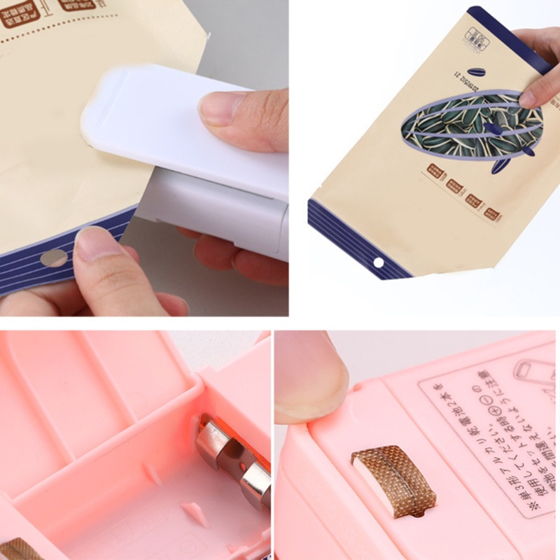 Set 2 Máy Hàn Miệng Túi Thực Phẩm Mini Cầm Tay Tiện Dụng