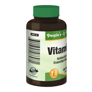 [HÀNG MỸ - DATE 5/2024] People's Choice 100 IU Vitamin E Softgels 30 VIÊN