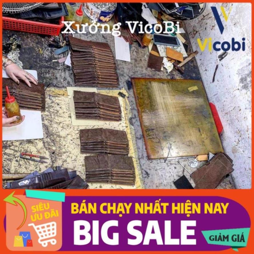 12.12 Ví Nam Da Bò Mềm Vicobi, ví đựng thẻ Name Card ATM, CMND, GPLX cà vẹt bằng lái mới cũ, made in VietNam 🔥 🔥 new :