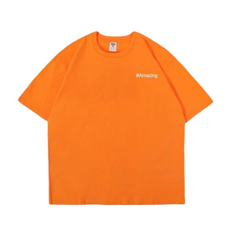 Áo Thun Tay Ngắn Dáng Rộng In Chữ Thời Trang Hàn Quốc Cho Nam Size M-8XL