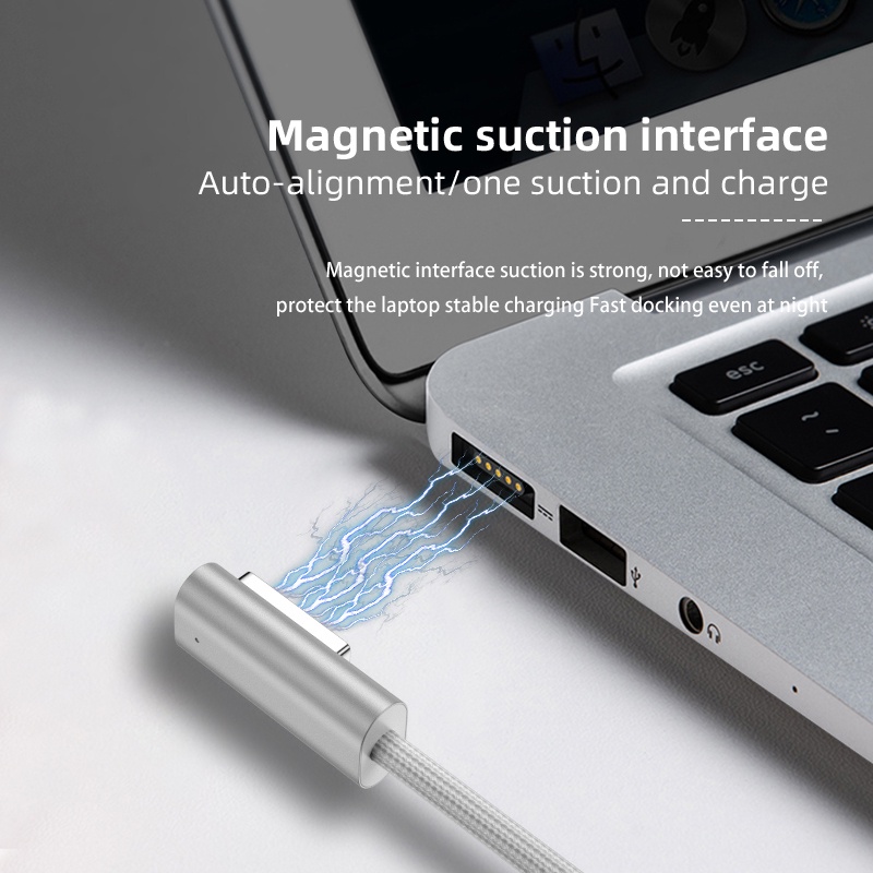 Dây Cáp Sạc Nhanh 100W USB-C PD Từ Tính Cho Magsafe 2 1 / GaN PD 65W
