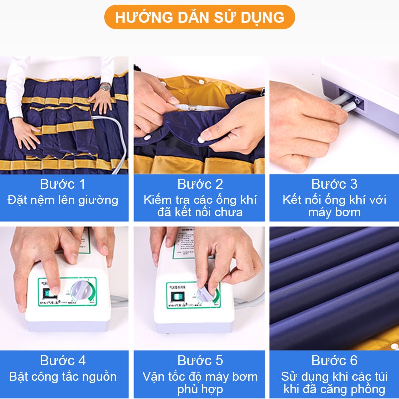 Nệm hơi, Đệm hơi, Chống loét - Chính hãng NIKITA DK05 - 2024