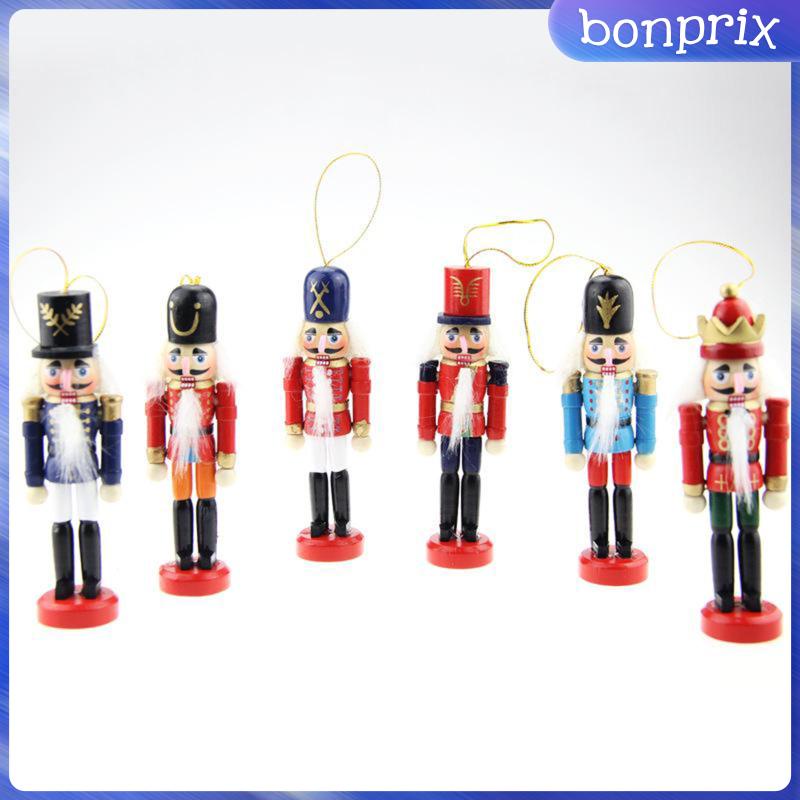 Set 6 Hạt Gỗ Trang Trí Giáng Sinh