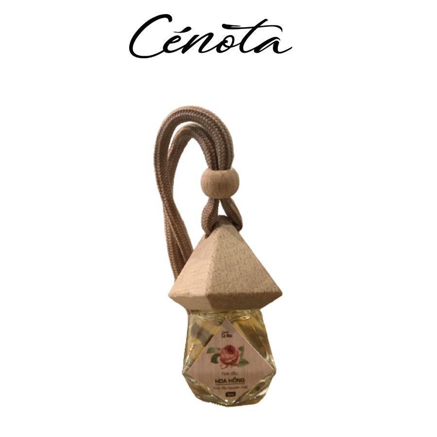 Tinh dầu Cenota cỏ mộc treo xe hương hoa hồng 5ml