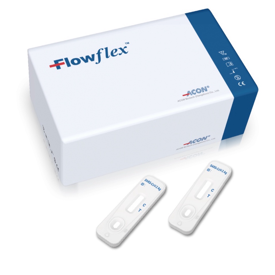 ⚡Chính Xác 99.99%⚡ Bộ Kit test nhanh Covid FlowFlex (Hộp 25 Bộ) - Cho Kết Quả Cực Nhanh &amp; Chuẩn Xác. Hàng Mỹ 100%