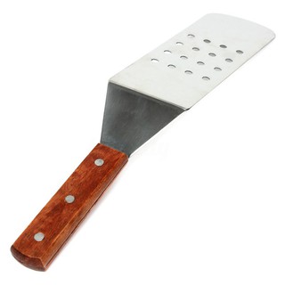 Kitchen Barbecue BBQ Grill Spatula Stainless Steel Scraper Tools