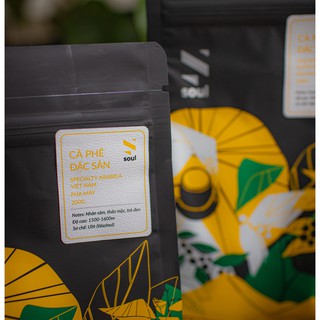 CÀ PHÊ SPECIALTY ARABICA TÚI 200GRAM - PHA MÁY