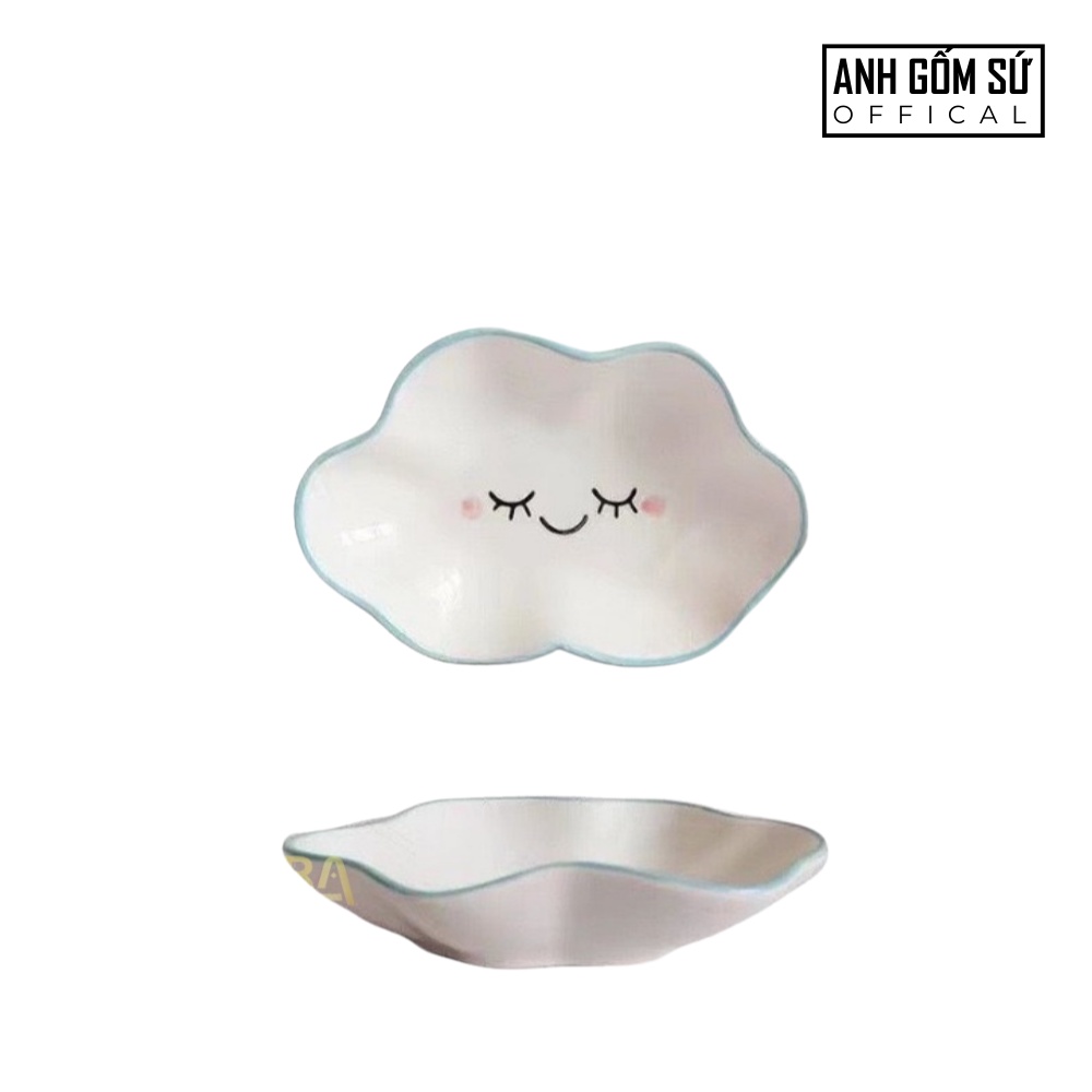 Bộ bát đĩa ăn dặm cho bé dễ thương họa tiết cầu vồng