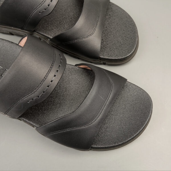 Dép quai ngang hàng hiệu da bò thật KEEDO DR0105