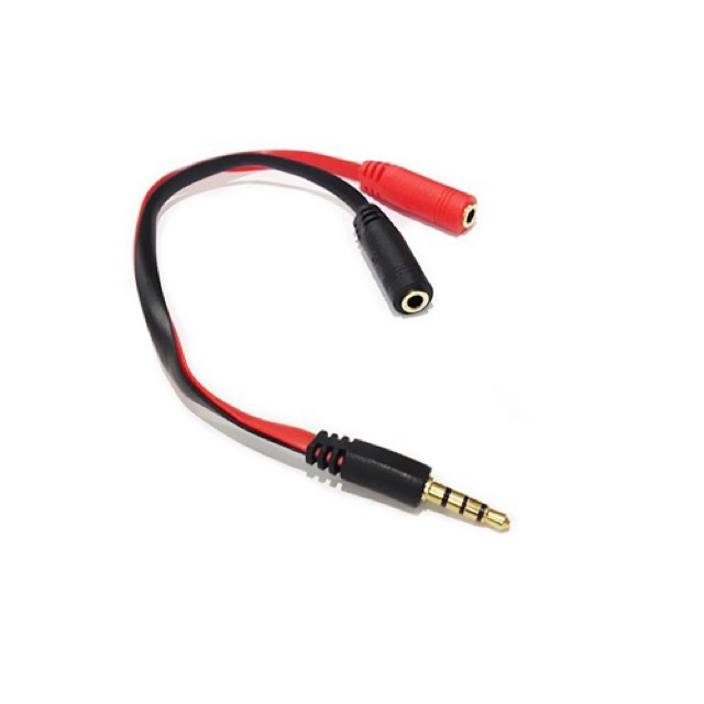 Cáp chia Audio 3.5mm ra mic và loa hàng chất lượng cao